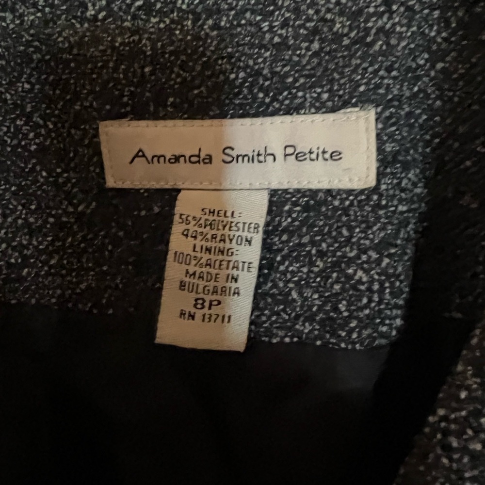 Amanda Smith Charcoal Double-Breasted Blazer - Picture 2 of 3